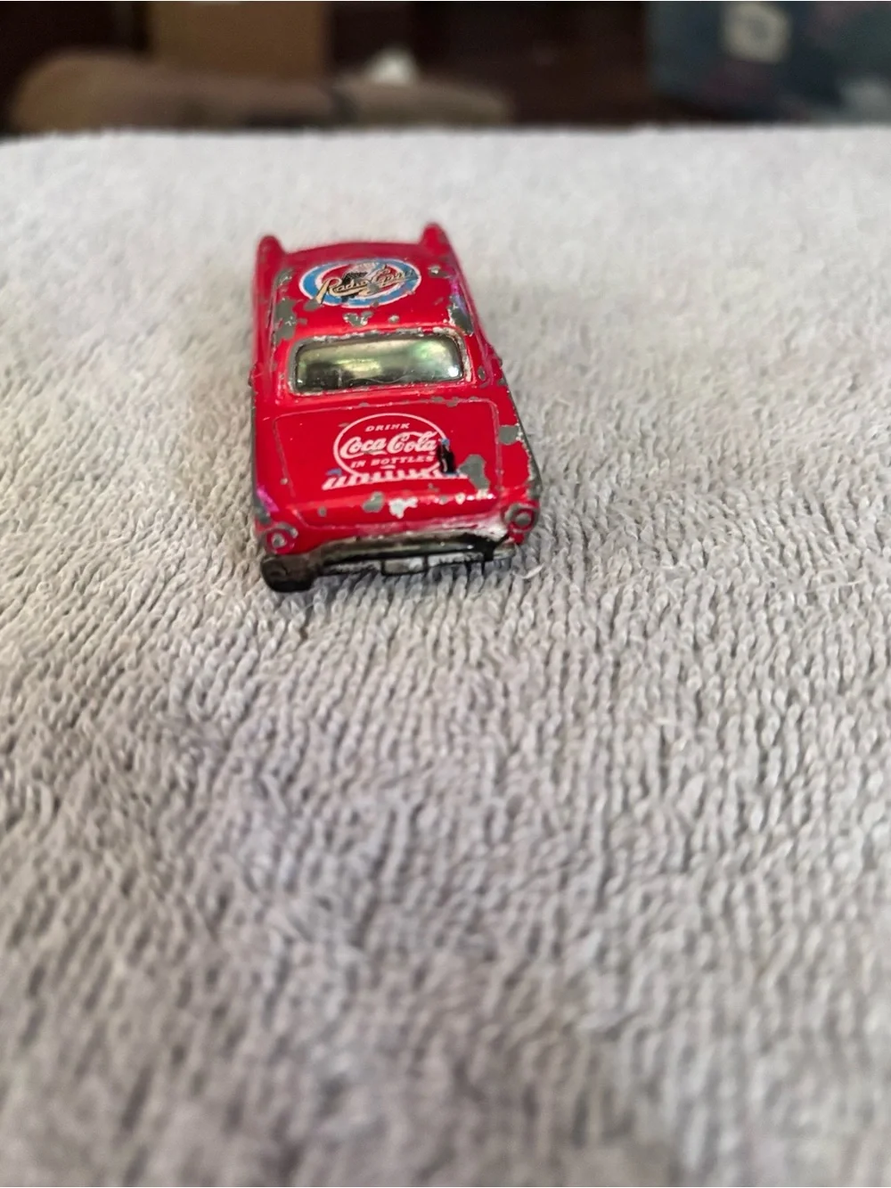 1957 Ford Thunderbird Coca-Cola red diecast car